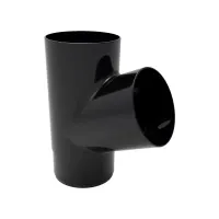 Тройник трубы 67° GLC PVC 152/100, Антрацит, RAL 9005