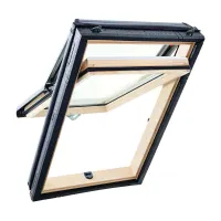 Окно мансардное деревянное Designo R79, 2 камерное, с осью поворота 1/3, 74x140 cм