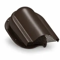 Кровельный вентилятор/аэратор подкровельного пространства Wirplast P51 для металлочерепицы, RAL 8019, темно-коричневый