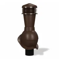 Вентиляционные выходы неизолированные Wirplast K48, D110 для металлочерепицы, RAL 8017, коричневый