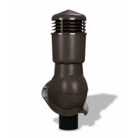 Вентиляционные выходы Wirplast K49, D110 изолированные для металлочерепицы, RAL 8019, темно-коричневый