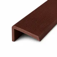 Уголок для террасной доски Docke ДПК Махогон 3,5x4,5 см, 3м