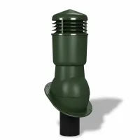 Вентиляционный выход Wirplast К24, D110 изол. для гибкой черепицы RAL 6020, зеленый