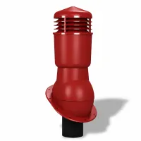 Вентиляционный выход Wirplast К24, D110 изол. для гибкой черепицы RAL 3009, красный