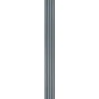 Реечная стеновая панель CM Wall Ebony (Эбен) ДПК, 26х219х3000мм