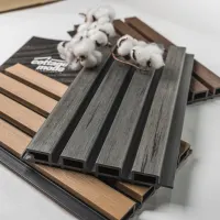 Реечная стеновая панель CM Wall Stone Grey (Стоун грей) ДПК, 26х219х4000мм