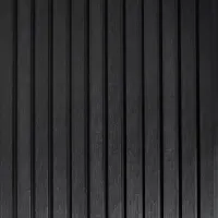 Реечная стеновая панель CM Wall Black Wood (Черный) ДПК, 26х219х4000мм