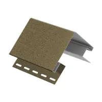 Наружный угол U-Plast Stone House S-Lock Ригельный кирпич латунь
