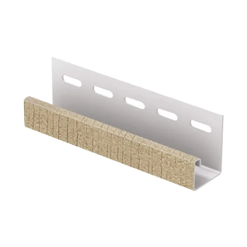 J-планка U-Plast Stone House S-Lock Ригельный кирпич кварц