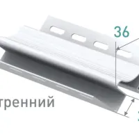 Внутренний угол U-Plast Stone House S-Lock Клинкер балтик светлая медь