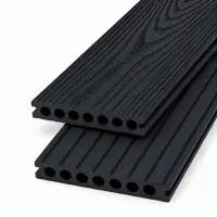 Террасная доска LISEN WPC ДПК 3000х146х23 Dark Gray