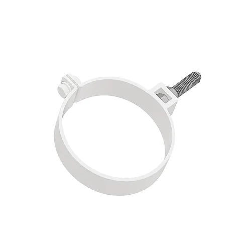 Хомут трубы металл KAZPROM D250 RAL 9003