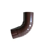 Гофроколено (верхнее, нижнее) металл KAZPROM D250 matt RAL 8017
