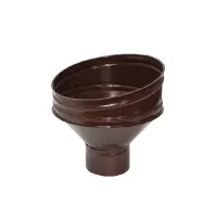 Воронка круглая металл KAZPROM D300 RAL 8017