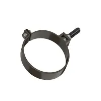Хомут трубы металл KAZPROM D300 matt RAL 8017