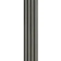 Реечная стеновая панель LISEN WPC ДПК, 26х219х3000 мм, Light Grey