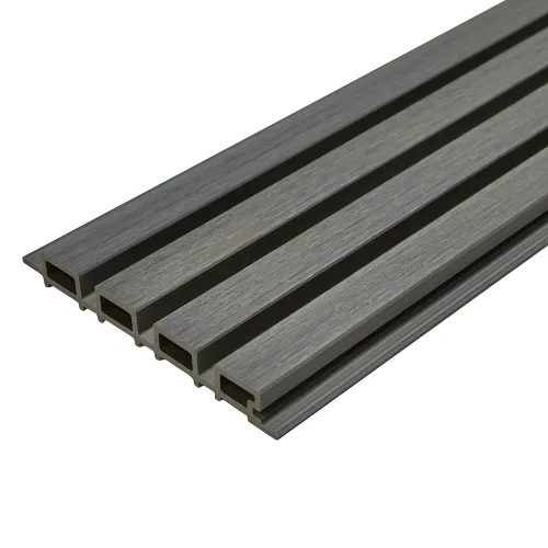 Реечная стеновая панель LISEN WPC ДПК, 26х219х3000 мм, Light Grey