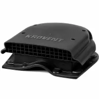 Кровельный вентиль Krovent KTV-Wave для металлочерепицы черный