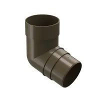 Колено 72° Döcke Premium Каштан, RAL 8017