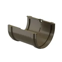 Соединитель желобов Döcke Premium Каштан, RAL 8017