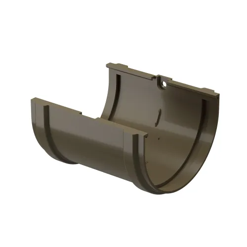Соединитель желобов Döcke Premium Каштан, RAL 8017