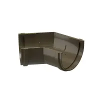 Угловой элемент 135° Döcke Premium Каштан, RAL 8017