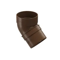 Колено 45° Döcke Standard светло-коричневый RAL 8017