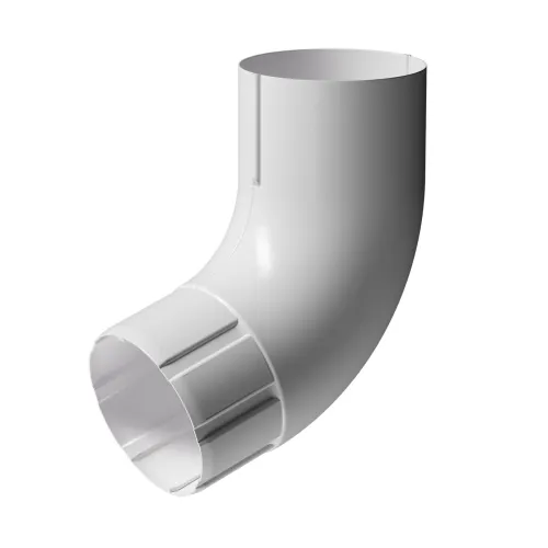 Колено 72° Docke Stal Premium D90 Пломбир RAL 9010