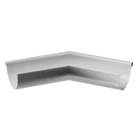 Угол внешний 135° Docke Stal Premium D125 3 м Пломбир RAL 9010