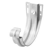 Карнизный кронштейн Docke Stal Premium D125 Пломбир RAL 9010