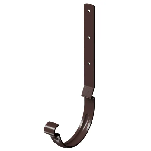 Карнизный крюк длинный Docke Stal Premium D125 Шоколад RAL 8019