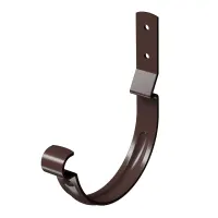Карнизный крюк короткий Docke Stal Premium D125 Шоколад RAL 8019