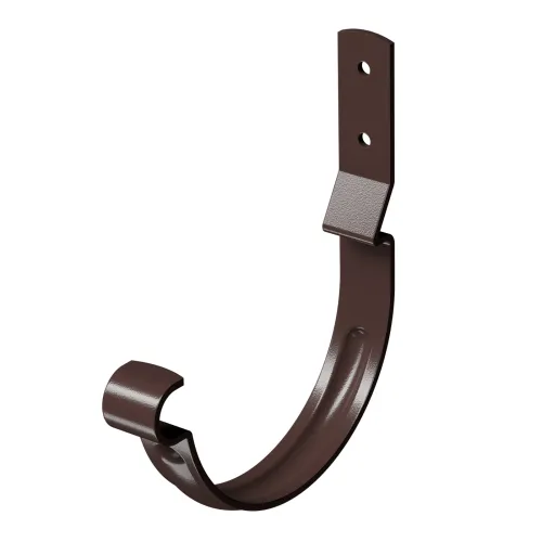 Карнизный крюк короткий Docke Stal Premium D125 Шоколад RAL 8019