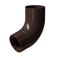 Колено 72° Docke Stal Premium D90 Шоколад RAL 8019
