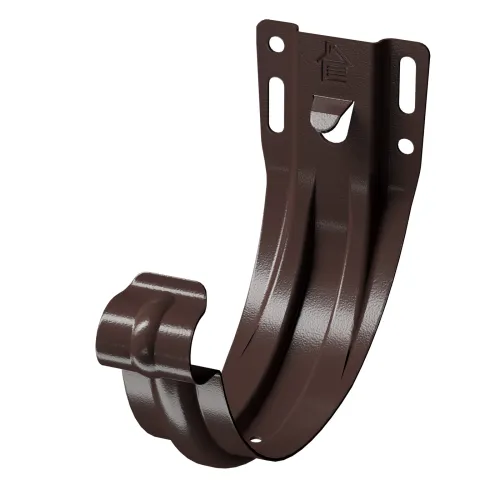Карнизный кронштейн Docke Stal Premium D125 Шоколад RAL 8019