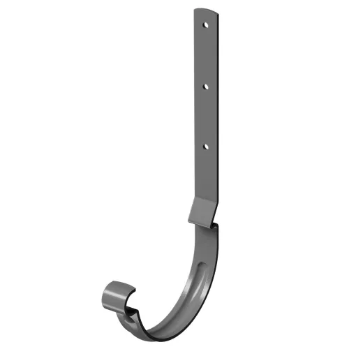 Карнизный крюк длинный Docke Stal Premium D125 Графит RAL 7024