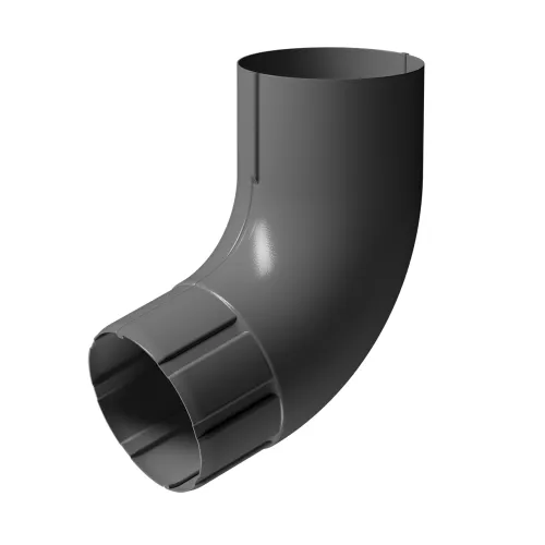 Колено 72° Docke Stal Premium D90 Графит RAL 7024