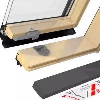 Окно мансардное деревянное ROTO Designo R45, 1 камерное, 54x98 cм