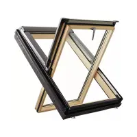 Окно мансардное деревянное ROTO Designo R45, 1 камерное, 54x98 cм