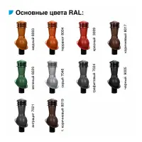 Вентиляционный выход Wirplast К23, D110 неизол. для гибкой черепицы RAL 7046, серый